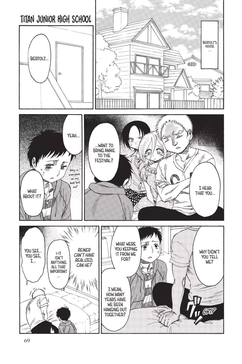 Shingeki Kyojin Chuugakkou Chapter 20 Page 1