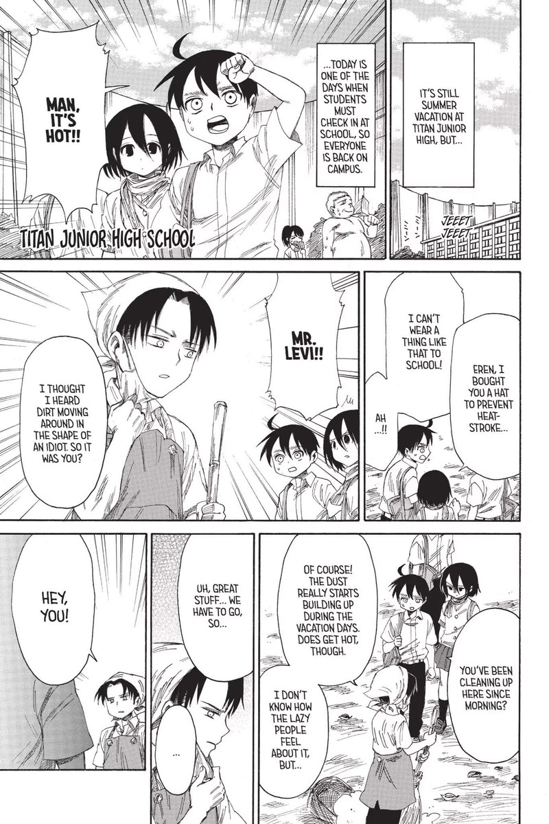 Shingeki Kyojin Chuugakkou Chapter 23 Page 1