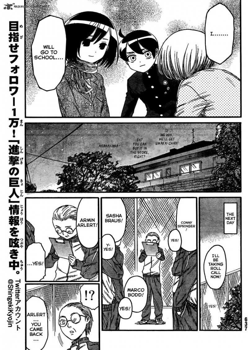 Shingeki Kyojin Chuugakkou Chapter 3 Page 18