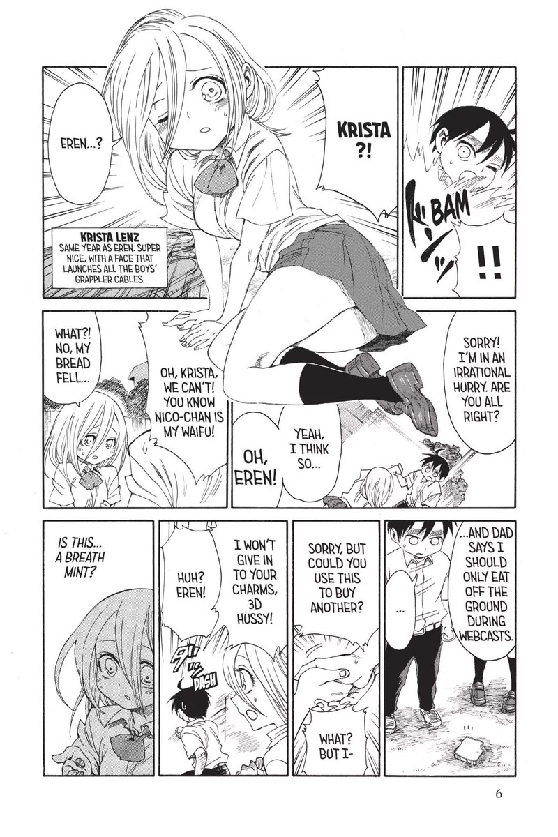 Shingeki Kyojin Chuugakkou Chapter 32e Page 8