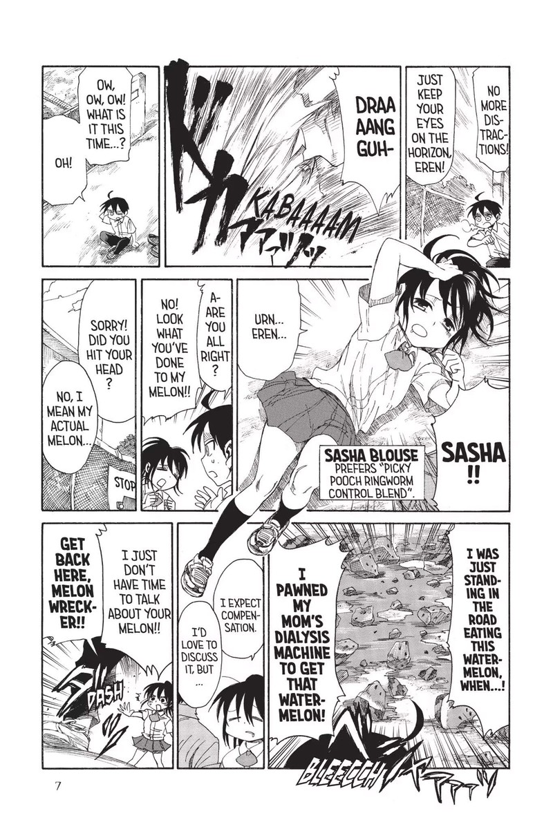 Shingeki Kyojin Chuugakkou Chapter 32e Page 9