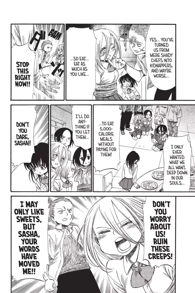 Shingeki Kyojin Chuugakkou Chapter 32f Page 12