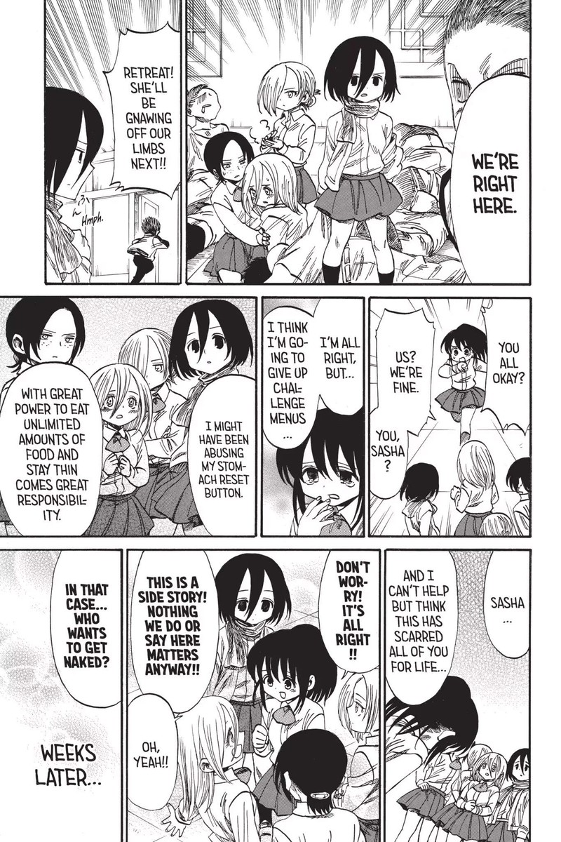 Shingeki Kyojin Chuugakkou Chapter 32f Page 15