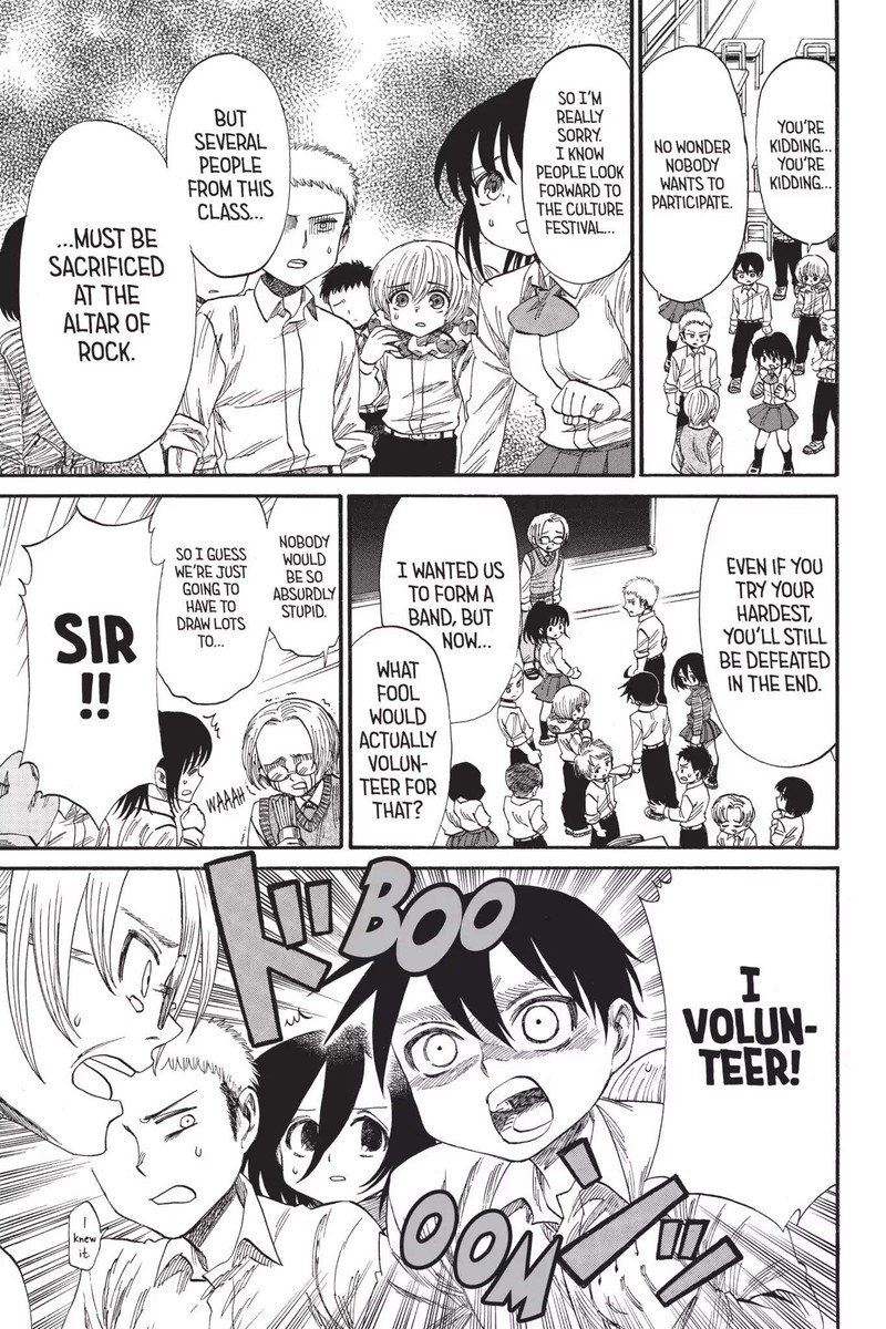 Shingeki Kyojin Chuugakkou Chapter 33 Page 6