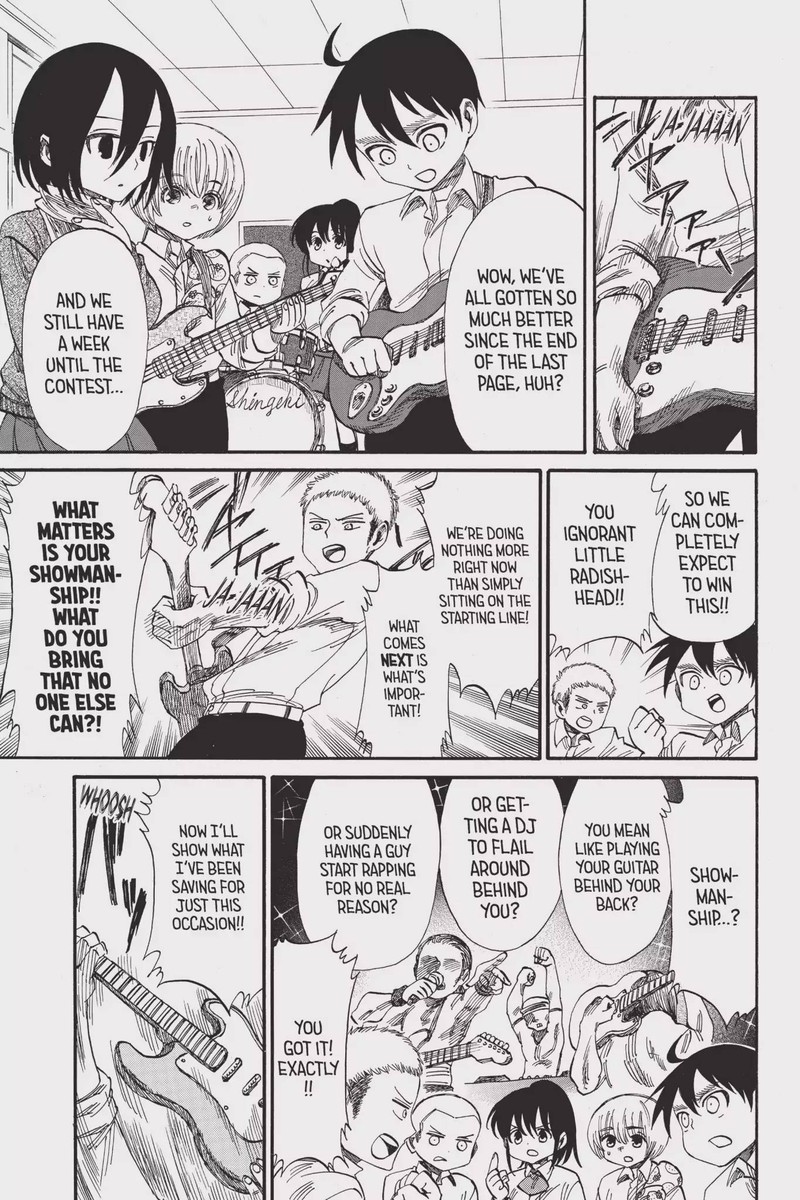 Shingeki Kyojin Chuugakkou Chapter 34 Page 1