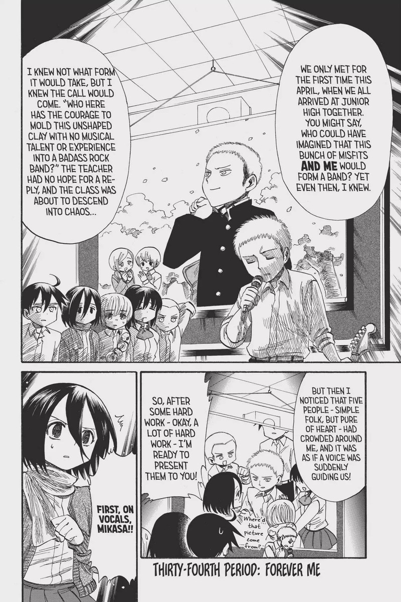 Shingeki Kyojin Chuugakkou Chapter 34 Page 2