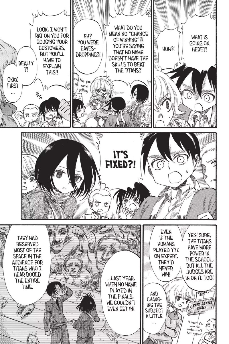 Shingeki Kyojin Chuugakkou Chapter 36 Page 3