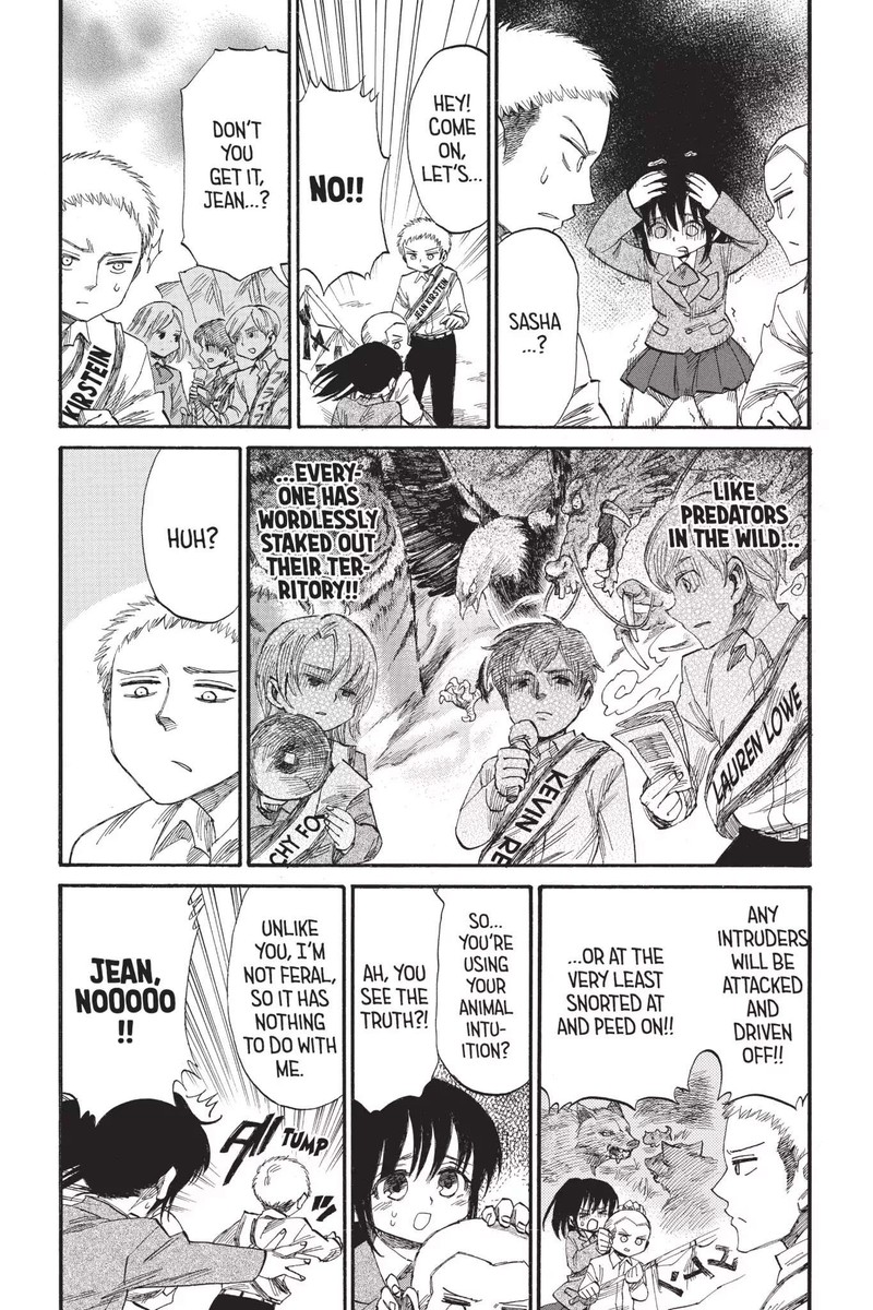 Shingeki Kyojin Chuugakkou Chapter 38 Page 11