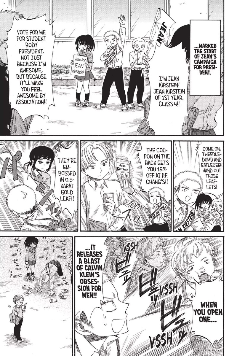 Shingeki Kyojin Chuugakkou Chapter 38 Page 9