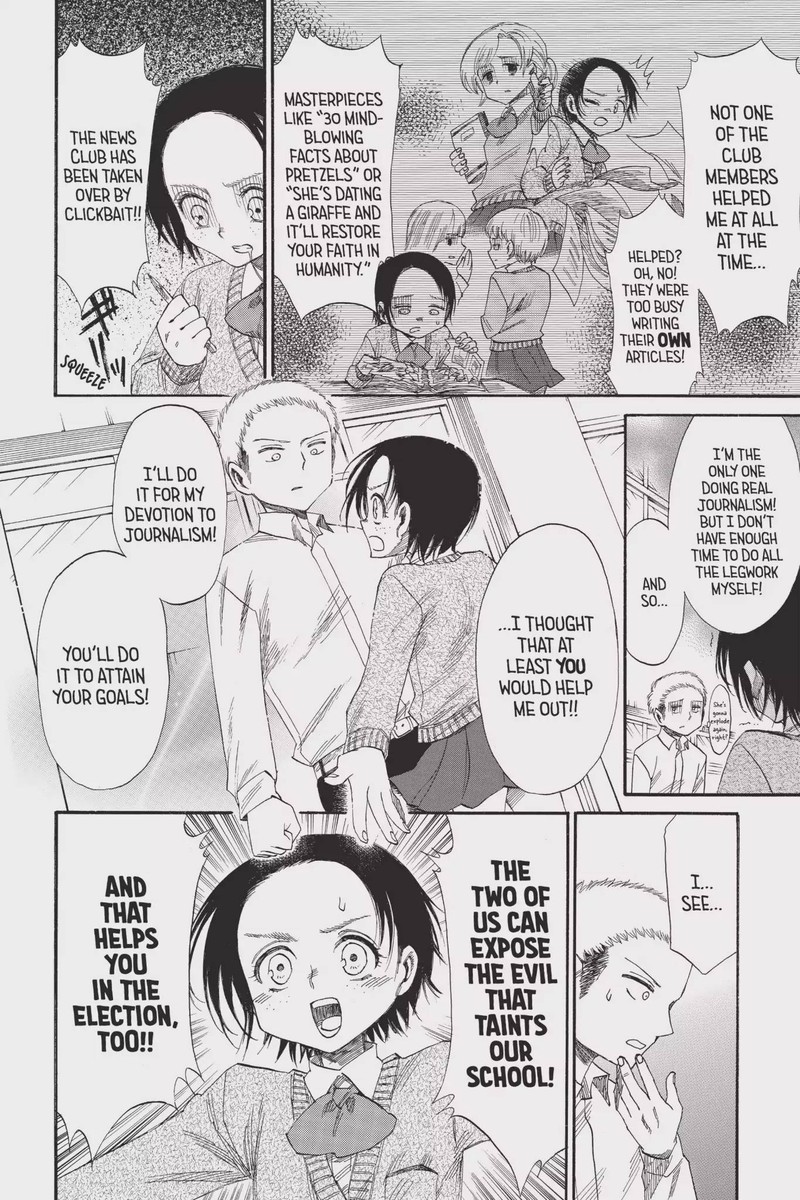 Shingeki Kyojin Chuugakkou Chapter 39 Page 12