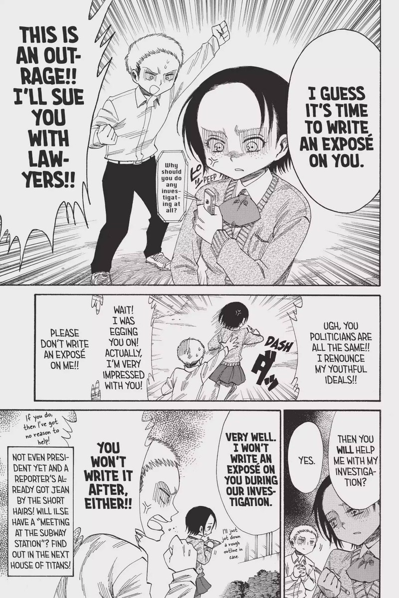 Shingeki Kyojin Chuugakkou Chapter 39 Page 15