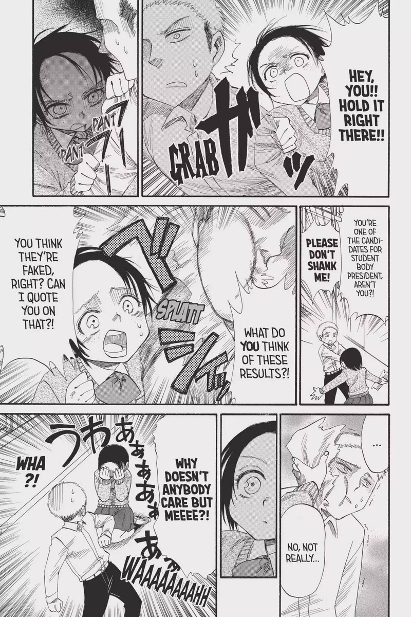 Shingeki Kyojin Chuugakkou Chapter 39 Page 9