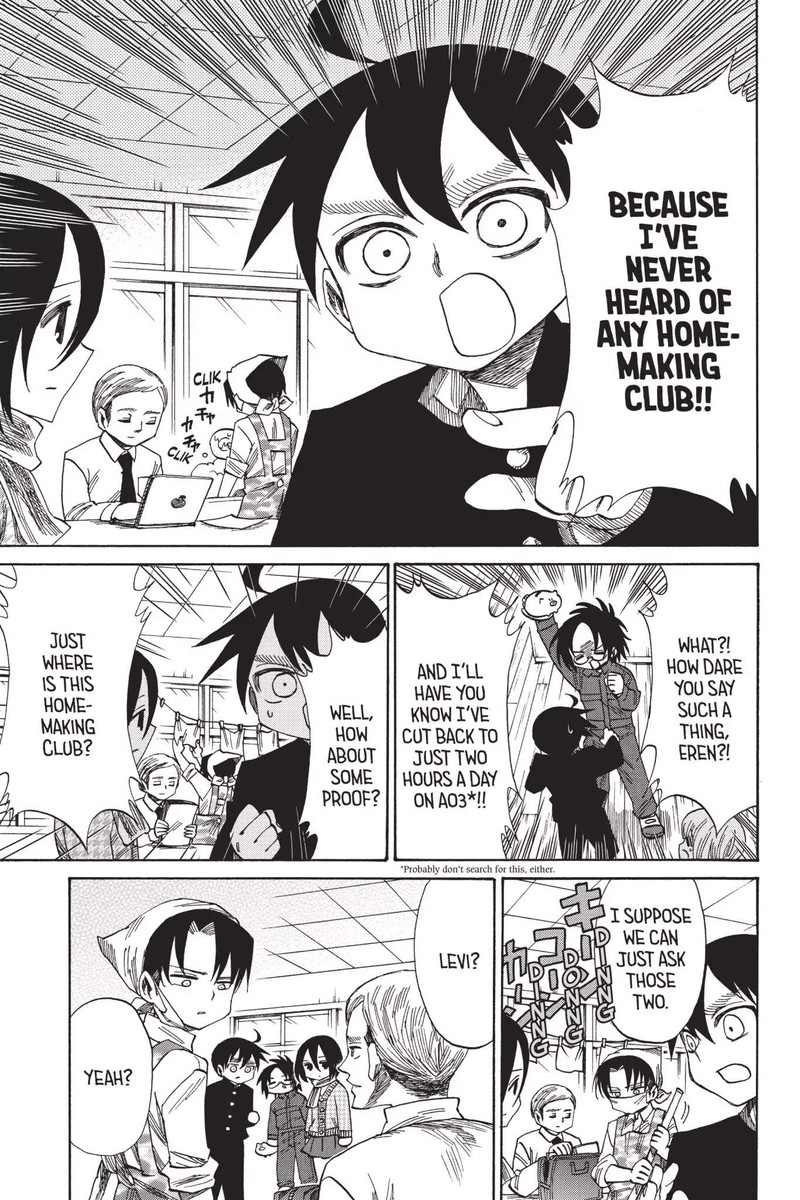 Shingeki Kyojin Chuugakkou Chapter 41 Page 17