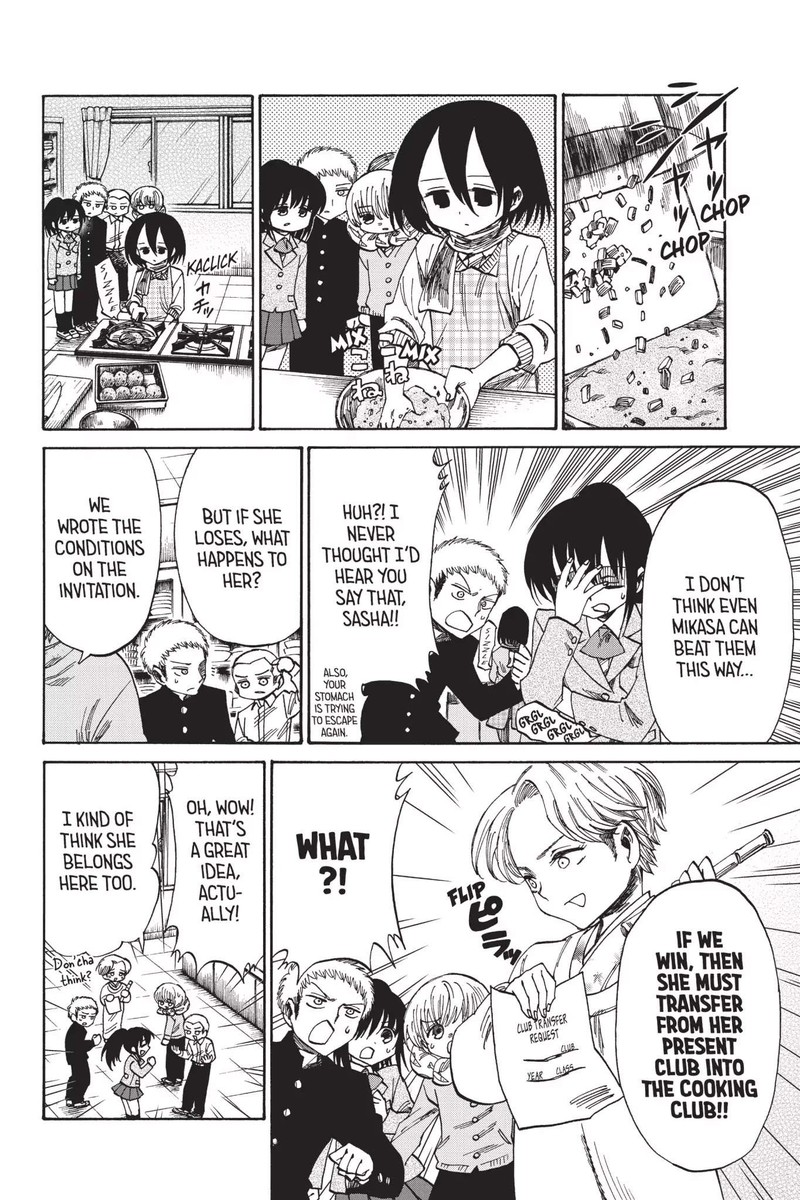 Shingeki Kyojin Chuugakkou Chapter 43 Page 12