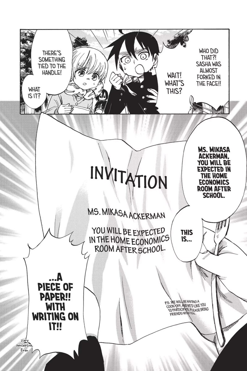 Shingeki Kyojin Chuugakkou Chapter 43 Page 2