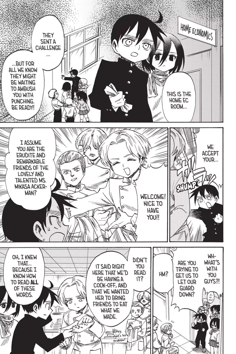 Shingeki Kyojin Chuugakkou Chapter 43 Page 3
