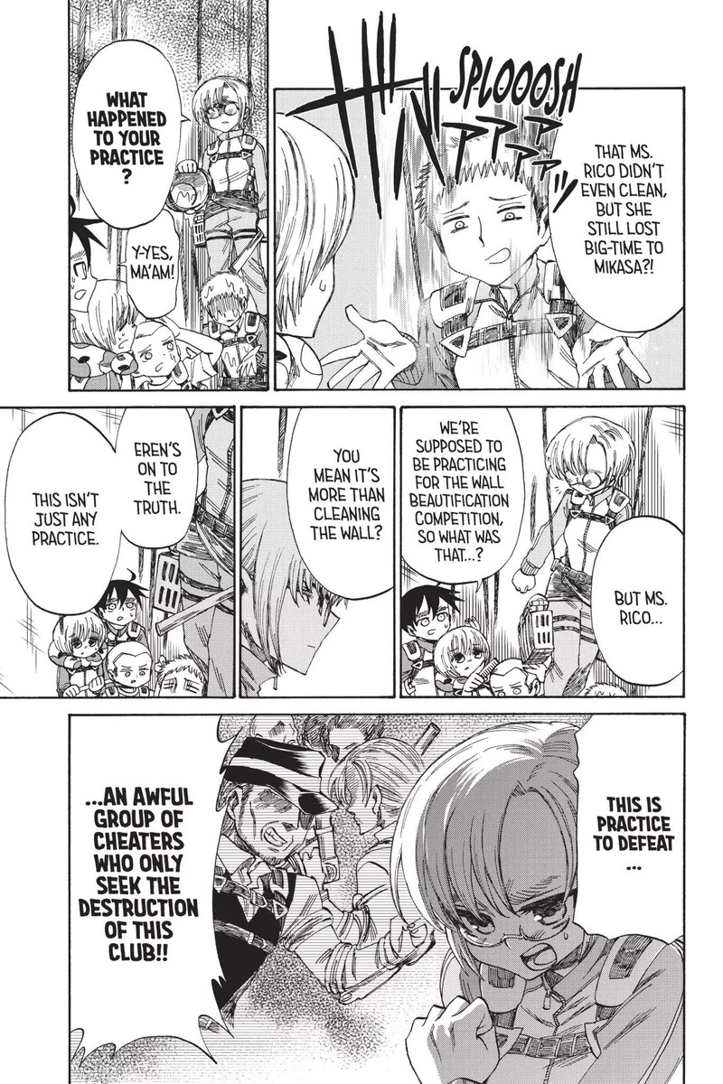 Shingeki Kyojin Chuugakkou Chapter 44 Page 13