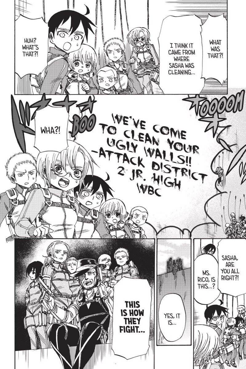 Shingeki Kyojin Chuugakkou Chapter 44 Page 16