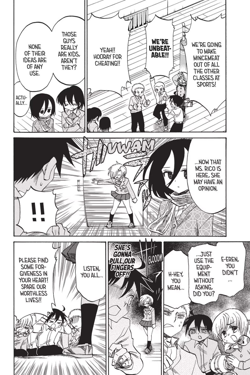 Shingeki Kyojin Chuugakkou Chapter 44 Page 4