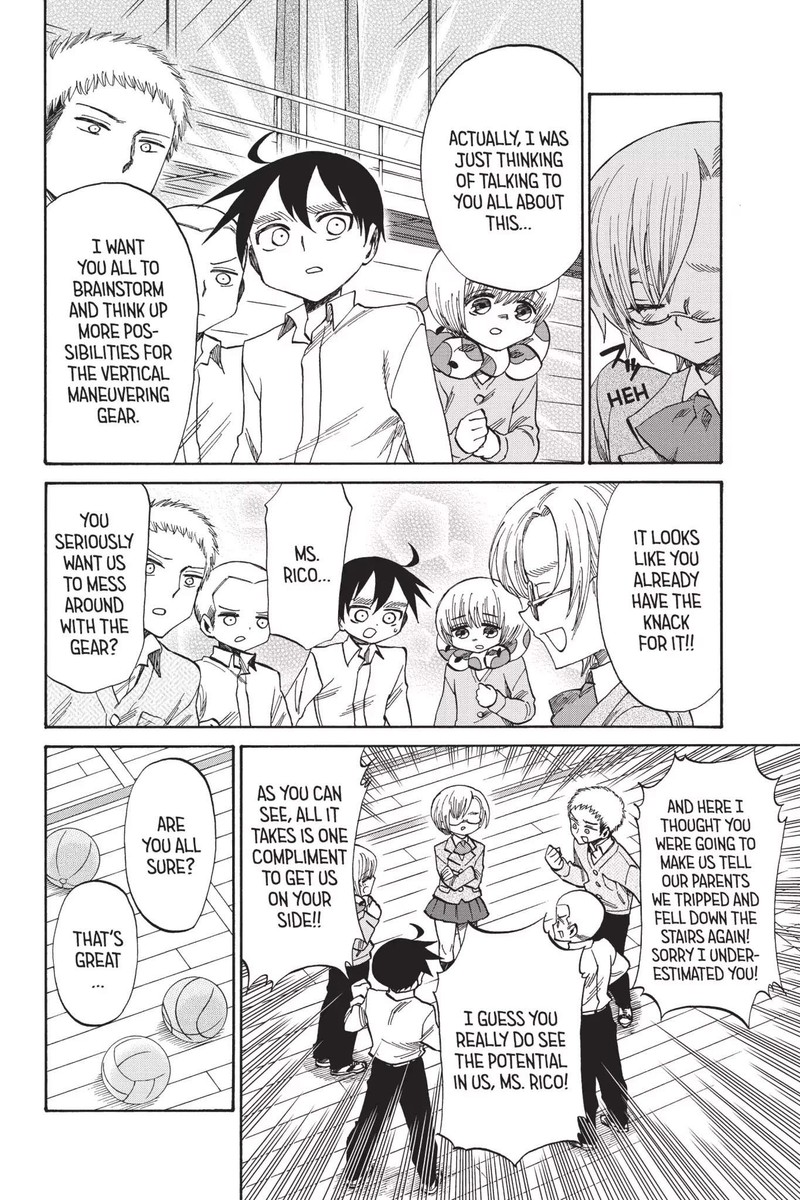 Shingeki Kyojin Chuugakkou Chapter 44 Page 6