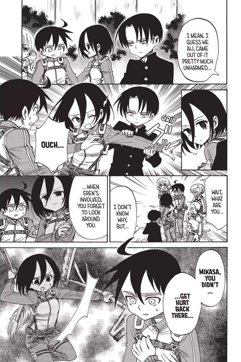 Shingeki Kyojin Chuugakkou Chapter 45 Page 11