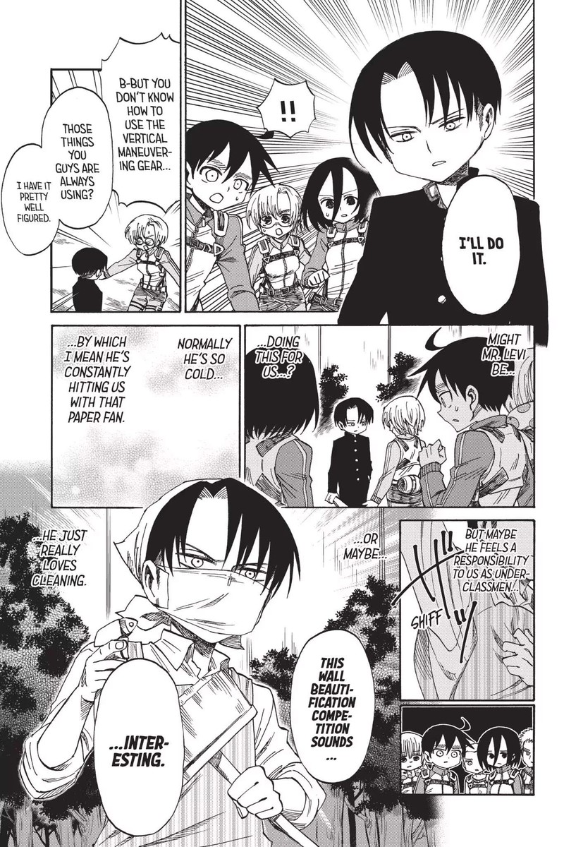 Shingeki Kyojin Chuugakkou Chapter 45 Page 13