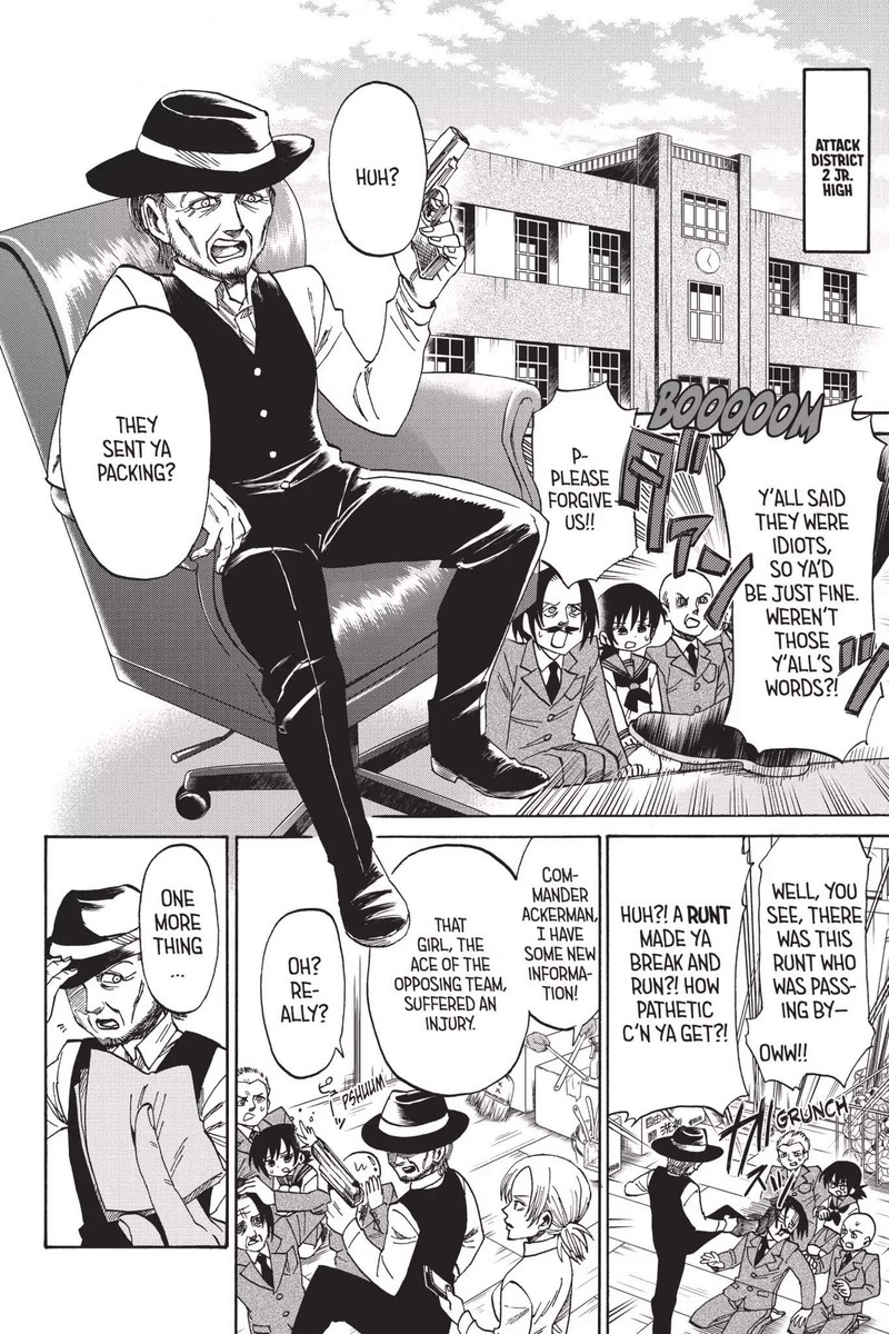 Shingeki Kyojin Chuugakkou Chapter 45 Page 14