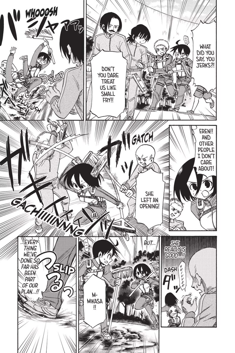 Shingeki Kyojin Chuugakkou Chapter 45 Page 7