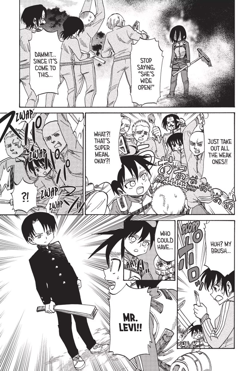 Shingeki Kyojin Chuugakkou Chapter 45 Page 9