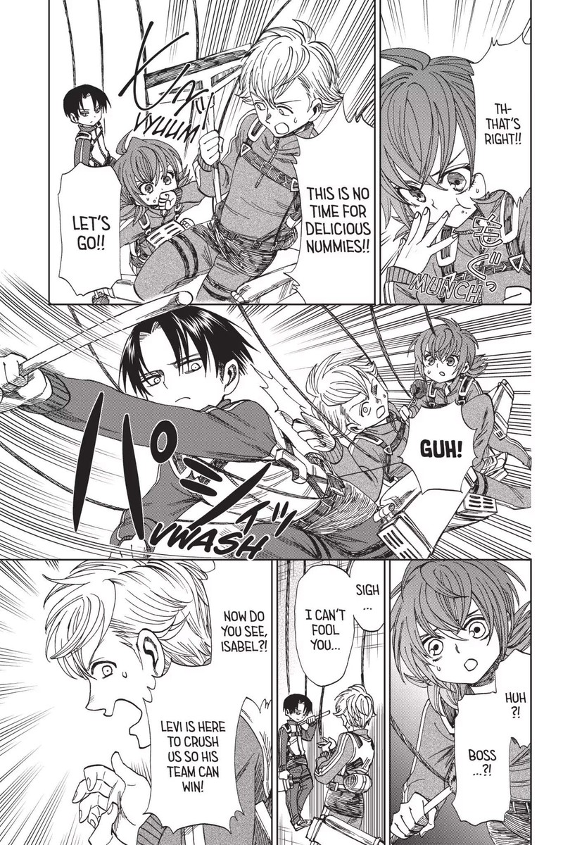 Shingeki Kyojin Chuugakkou Chapter 46 Page 13