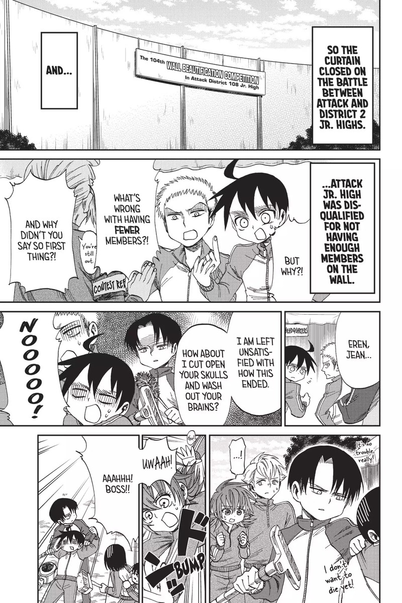 Shingeki Kyojin Chuugakkou Chapter 46 Page 23