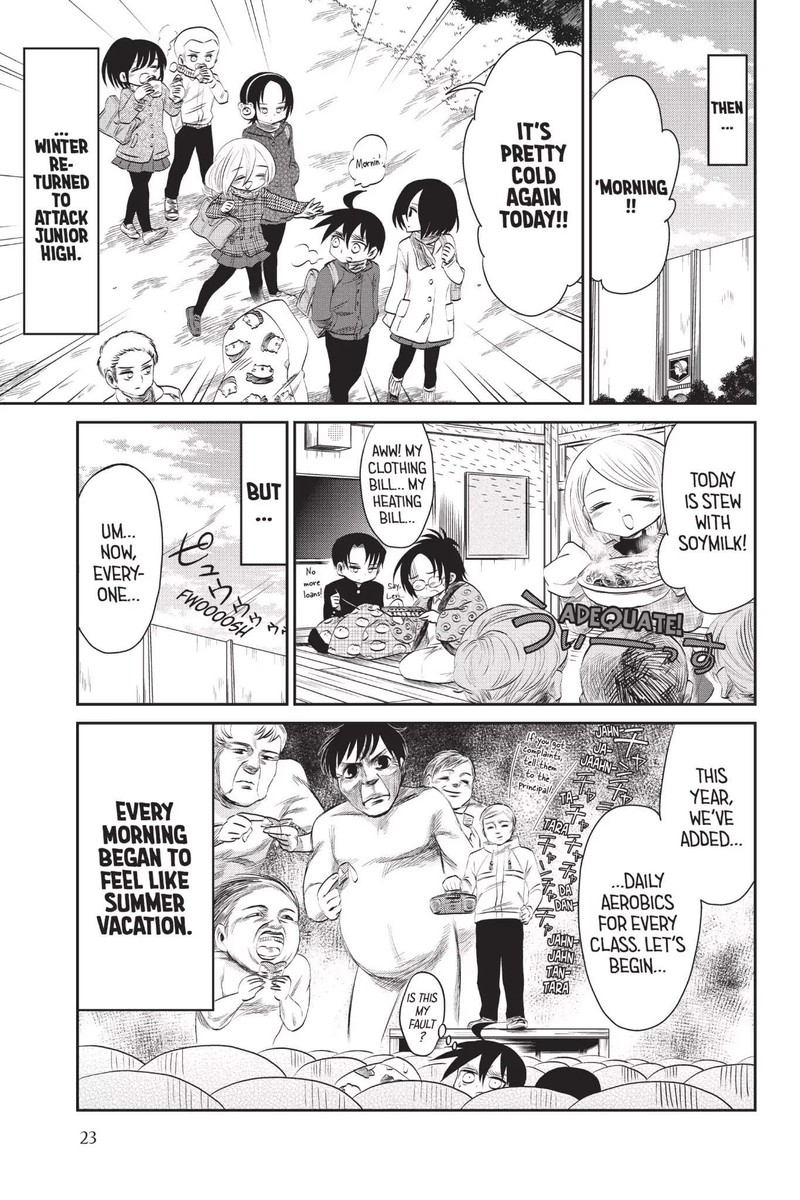 Shingeki Kyojin Chuugakkou Chapter 47 Page 25