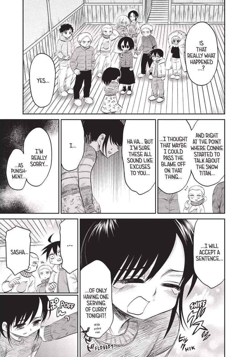 Shingeki Kyojin Chuugakkou Chapter 49 Page 13