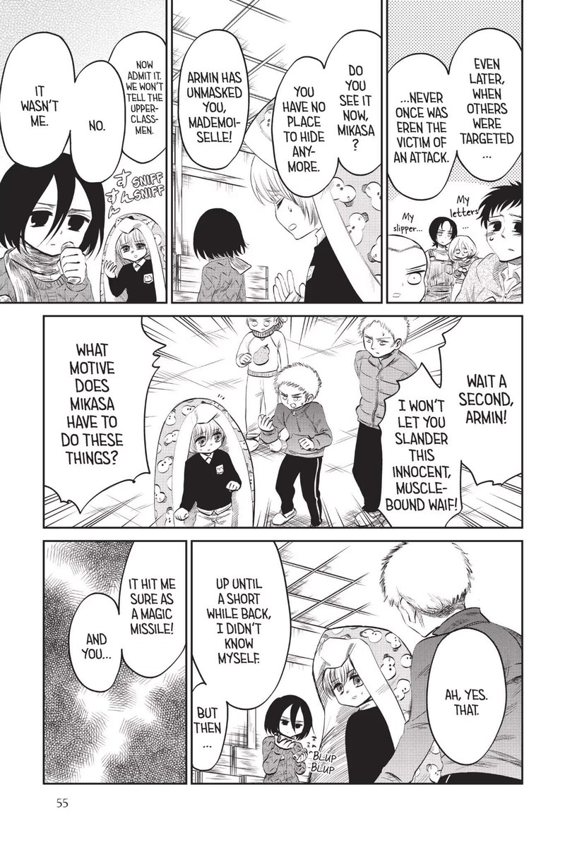 Shingeki Kyojin Chuugakkou Chapter 49 Page 3