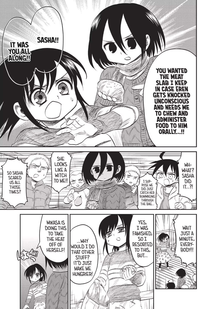 Shingeki Kyojin Chuugakkou Chapter 49 Page 9