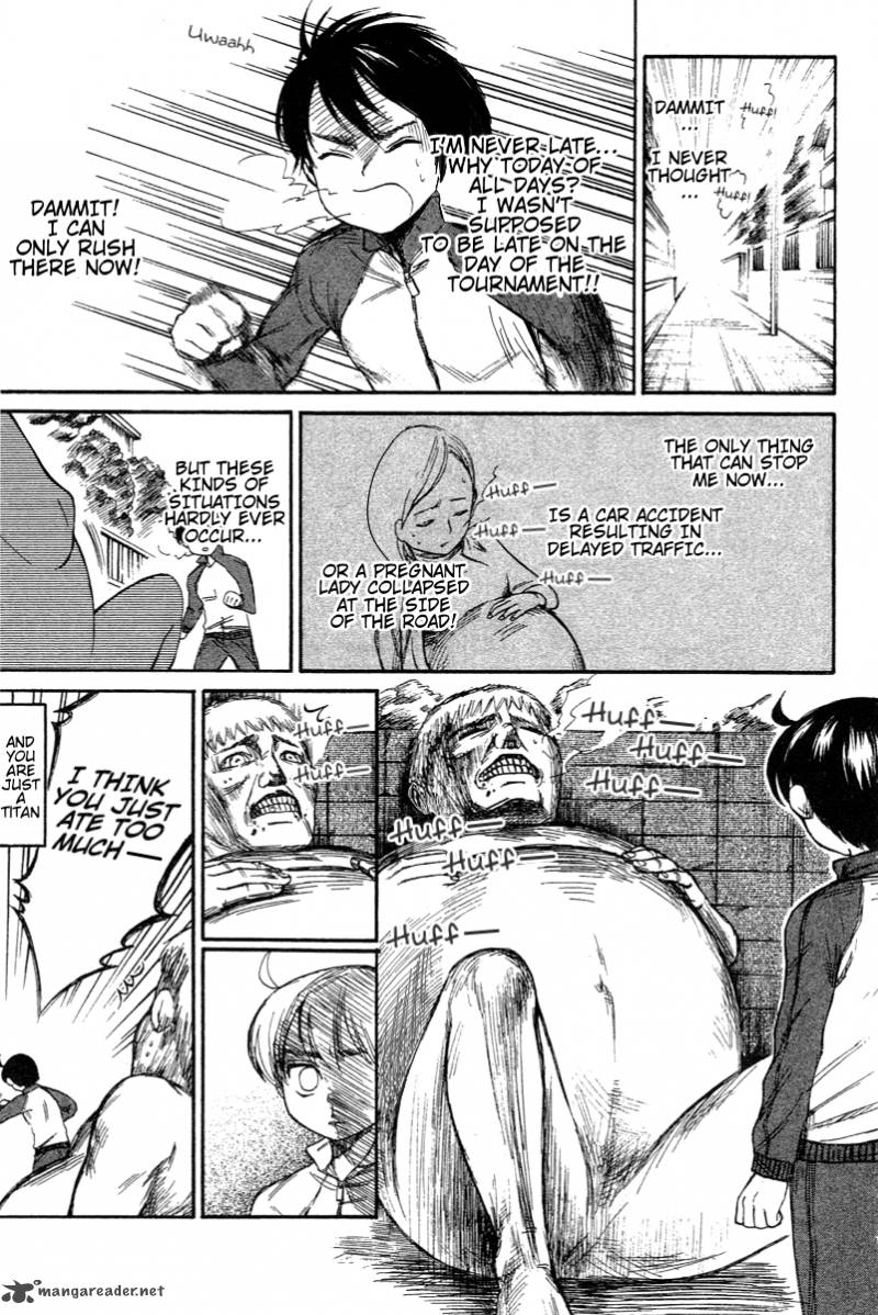 Shingeki Kyojin Chuugakkou Chapter 5 Page 1