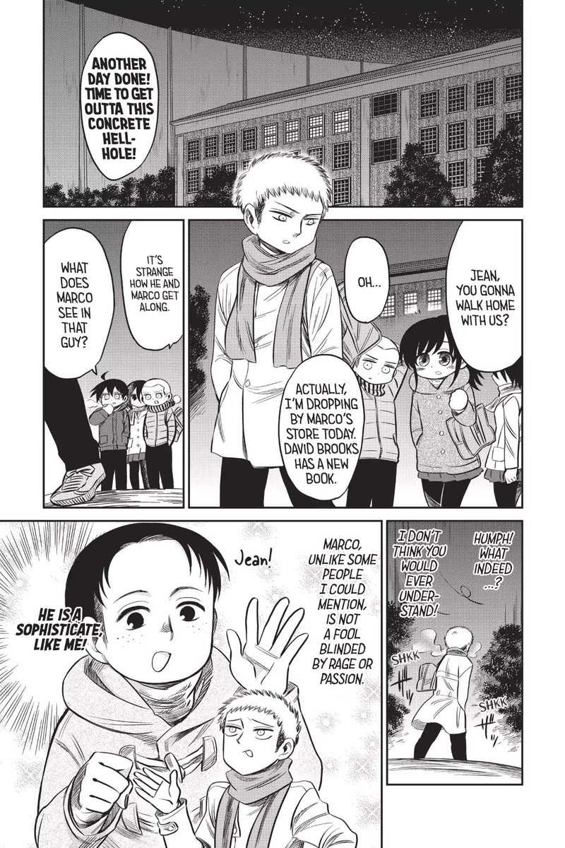 Shingeki Kyojin Chuugakkou Chapter 50 Page 1