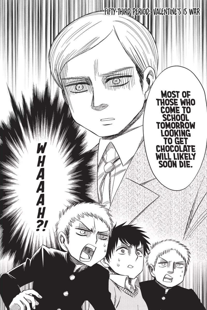 Shingeki Kyojin Chuugakkou Chapter 53 Page 2