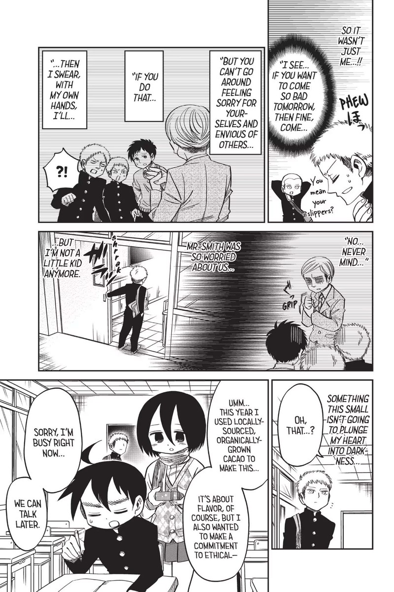 Shingeki Kyojin Chuugakkou Chapter 53 Page 9