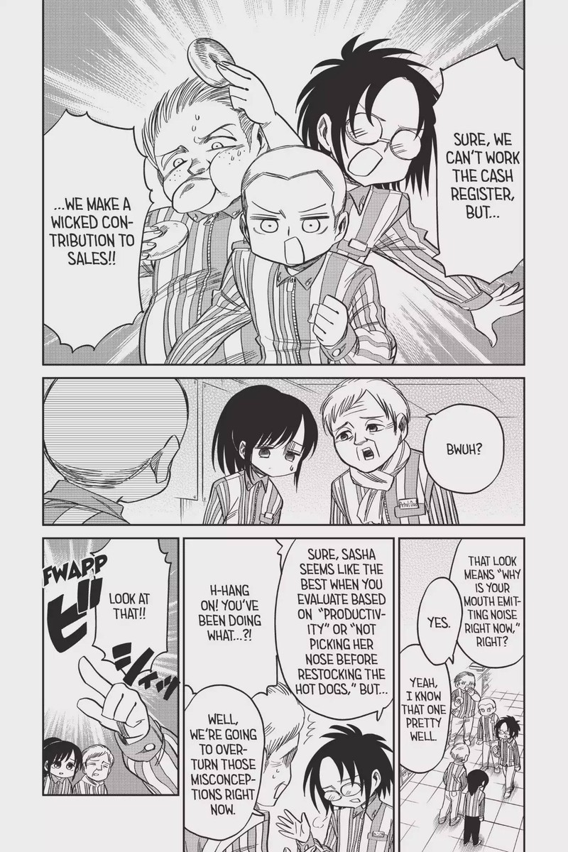 Shingeki Kyojin Chuugakkou Chapter 54 Page 10