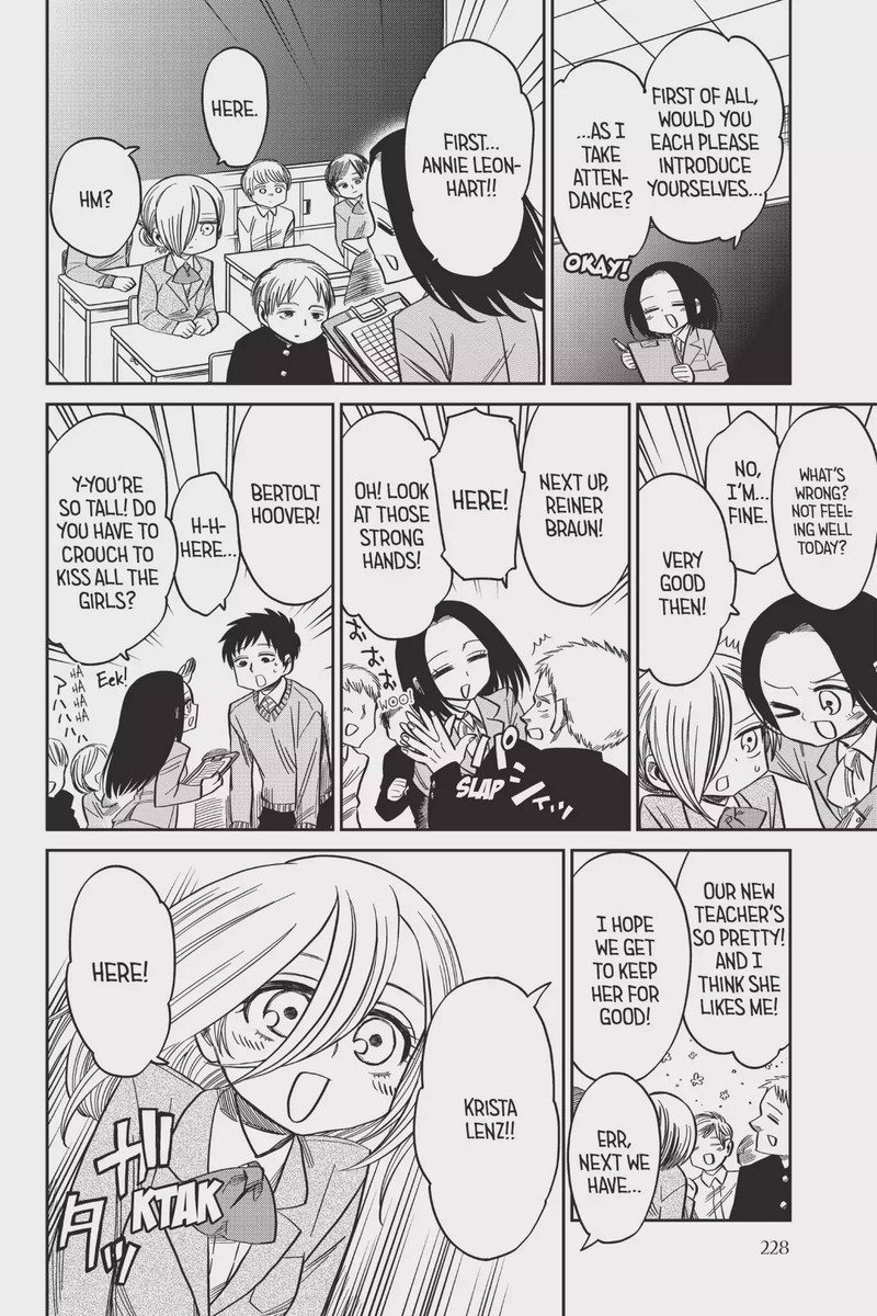 Shingeki Kyojin Chuugakkou Chapter 55 Page 4