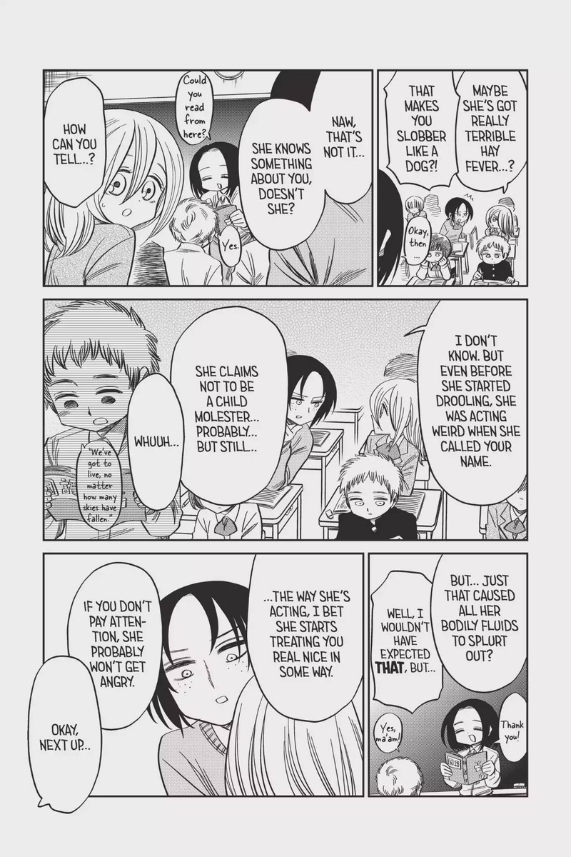 Shingeki Kyojin Chuugakkou Chapter 55 Page 7