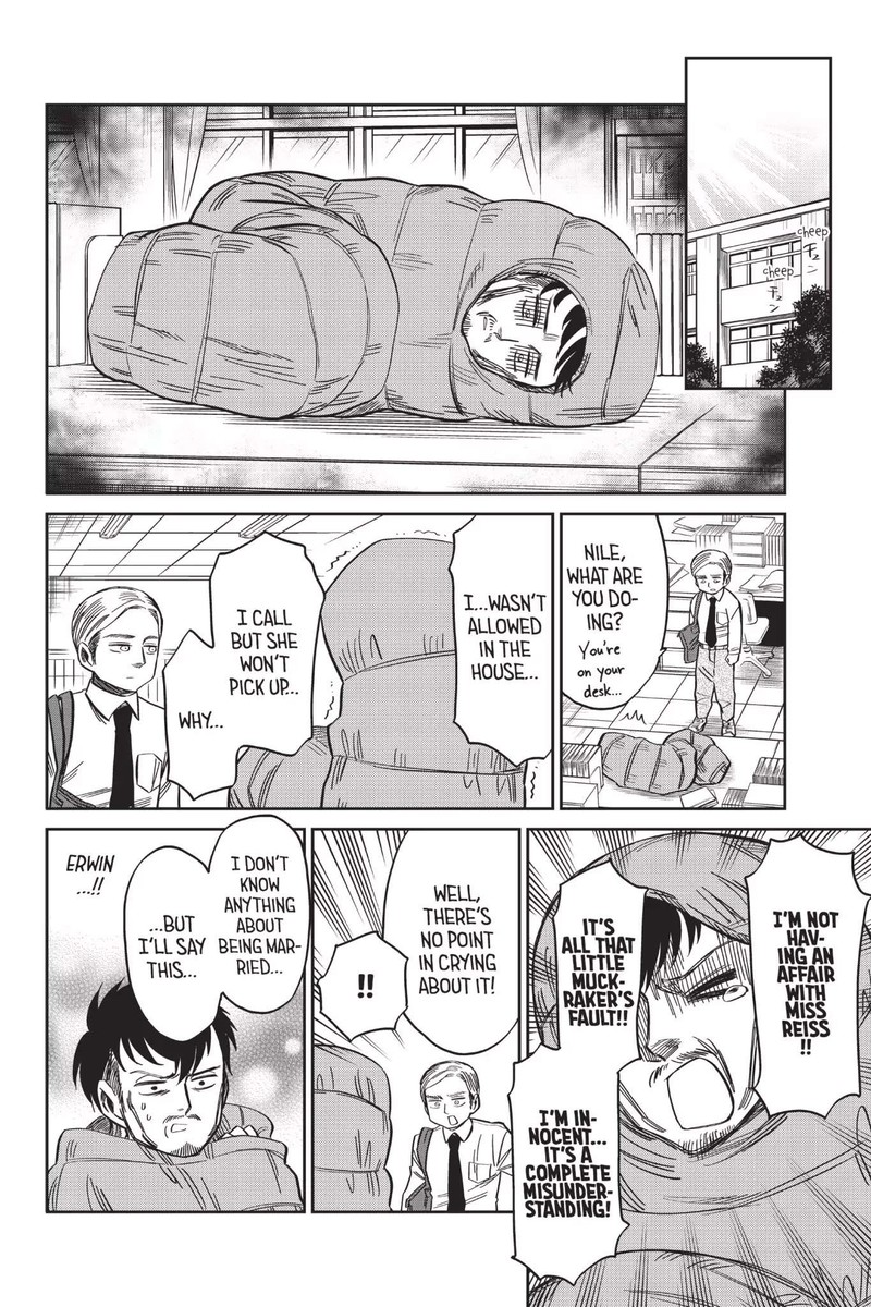 Shingeki Kyojin Chuugakkou Chapter 56 Page 4