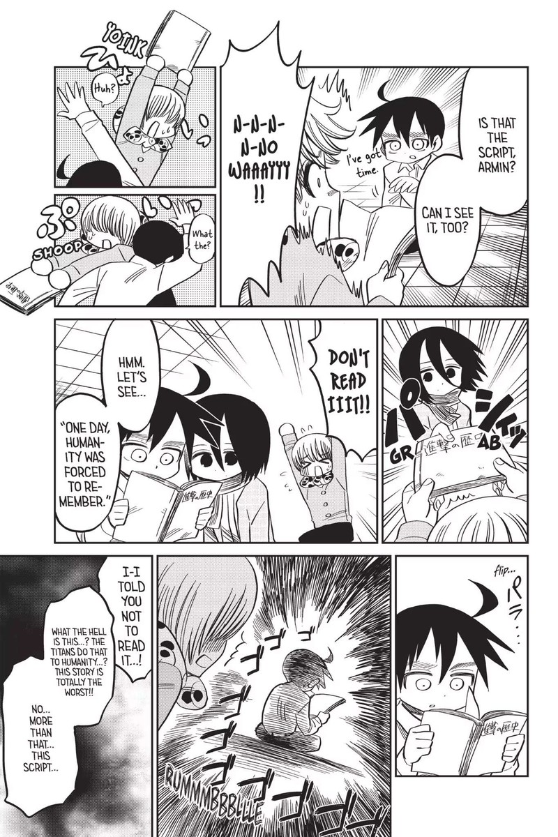 Shingeki Kyojin Chuugakkou Chapter 58 Page 7