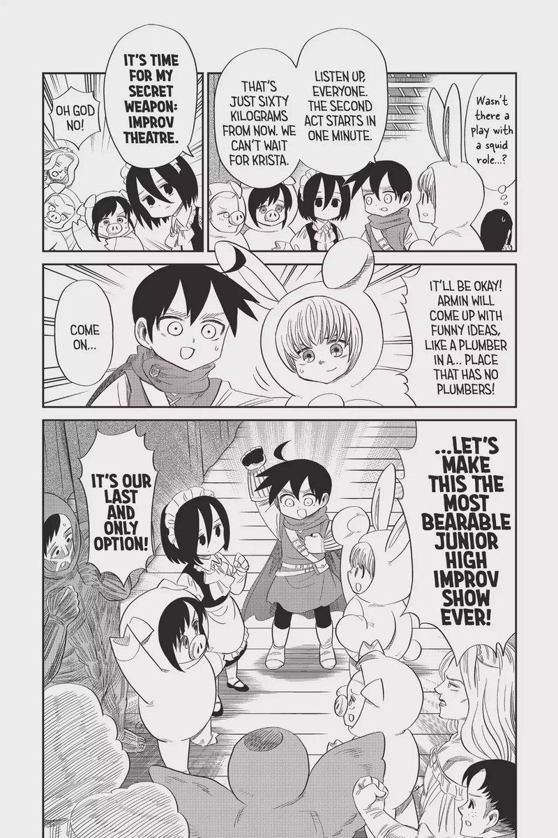 Shingeki Kyojin Chuugakkou Chapter 60 Page 22