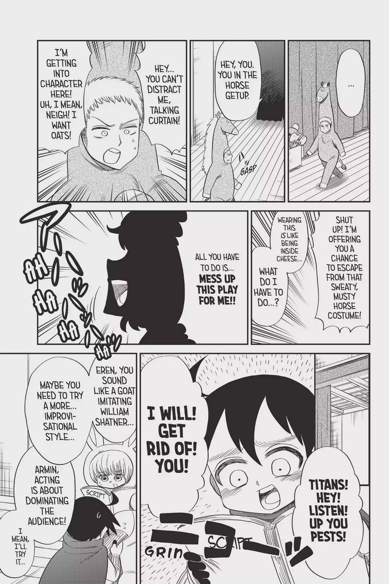 Shingeki Kyojin Chuugakkou Chapter 60 Page 8