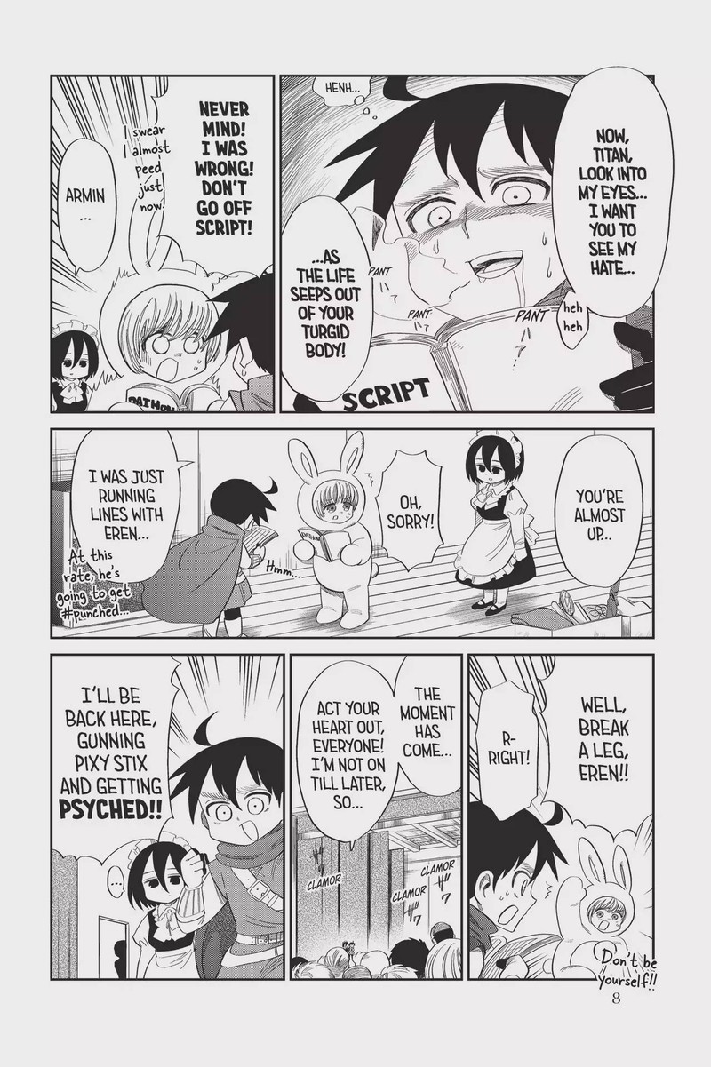 Shingeki Kyojin Chuugakkou Chapter 60 Page 9
