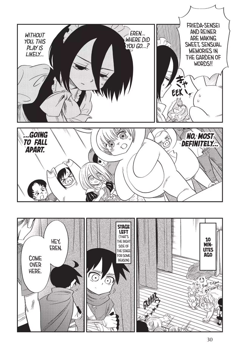 Shingeki Kyojin Chuugakkou Chapter 61 Page 8