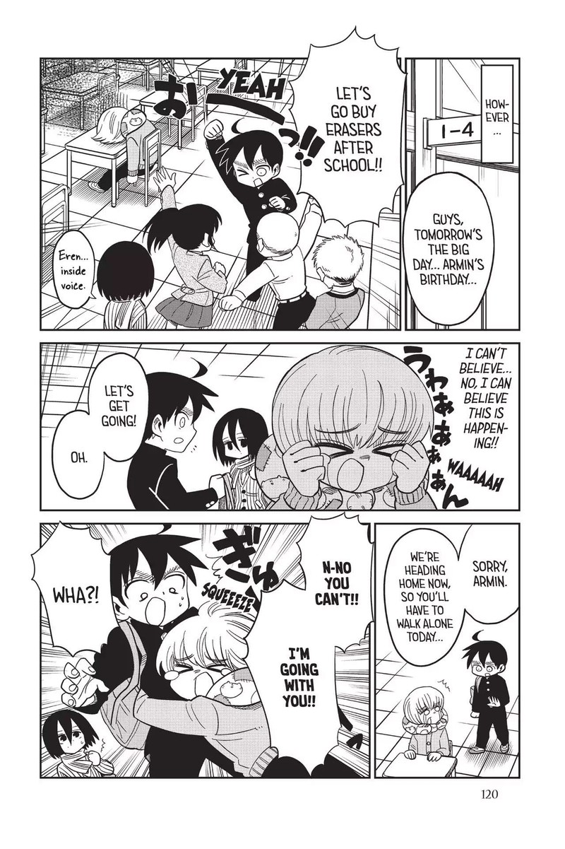 Shingeki Kyojin Chuugakkou Chapter 64 Page 14