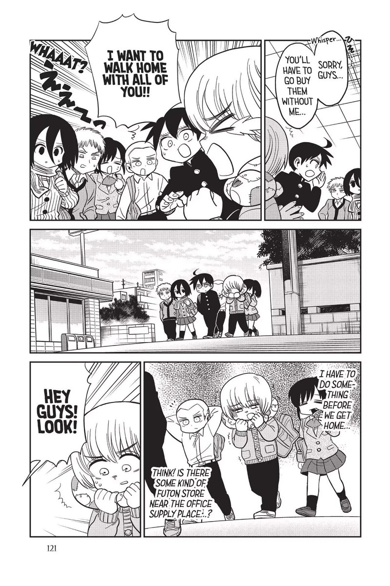 Shingeki Kyojin Chuugakkou Chapter 64 Page 15